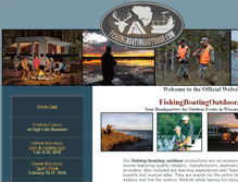 Tablet Screenshot of fishingboatingoutdoor.com